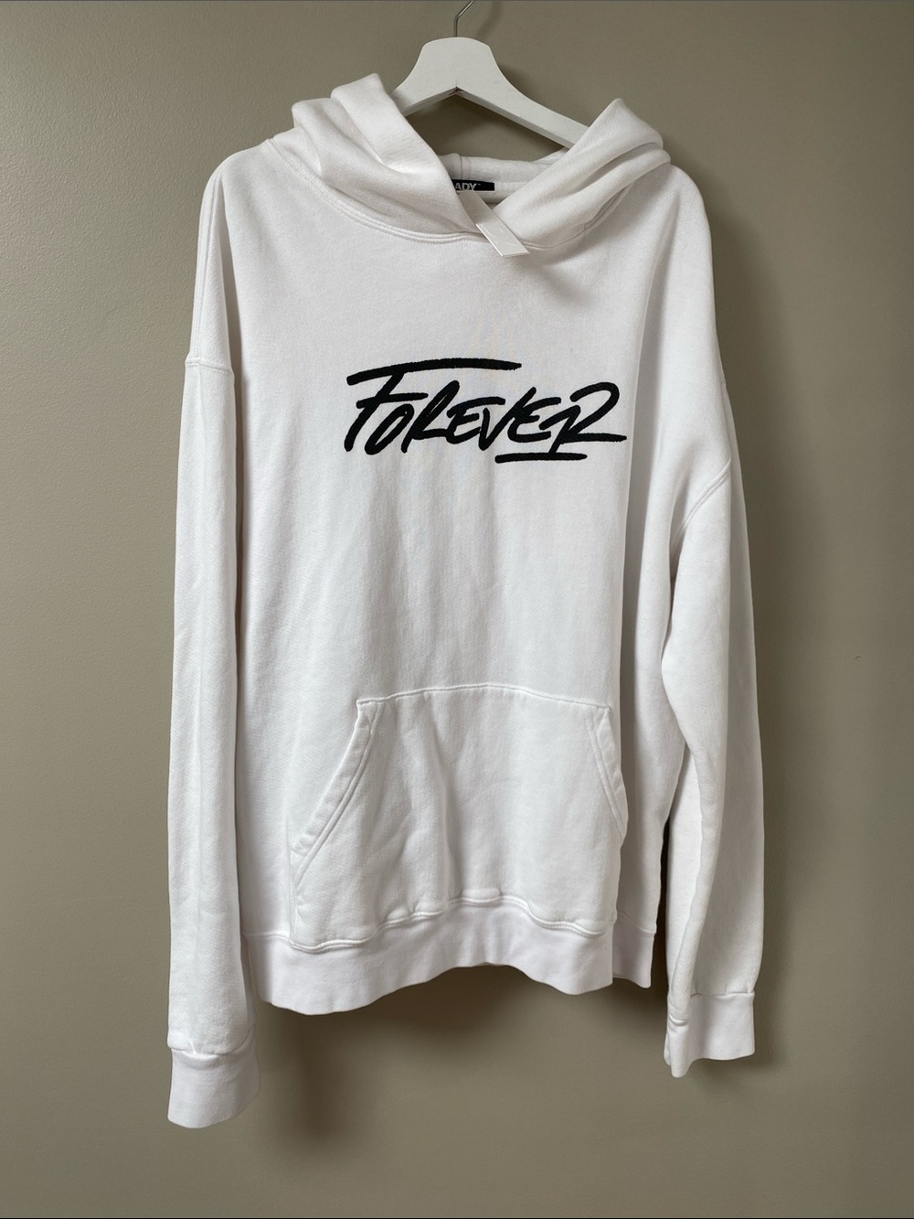 NWT Brady Brand Tom Brady 'Forever' Men's White Hoodie XXL